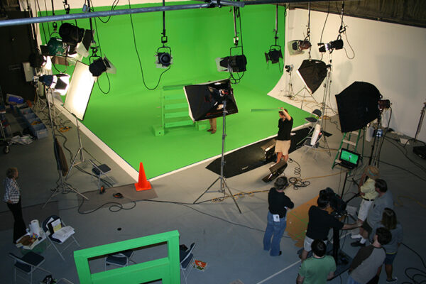 Mungo Homes studio greenscreen shoot
