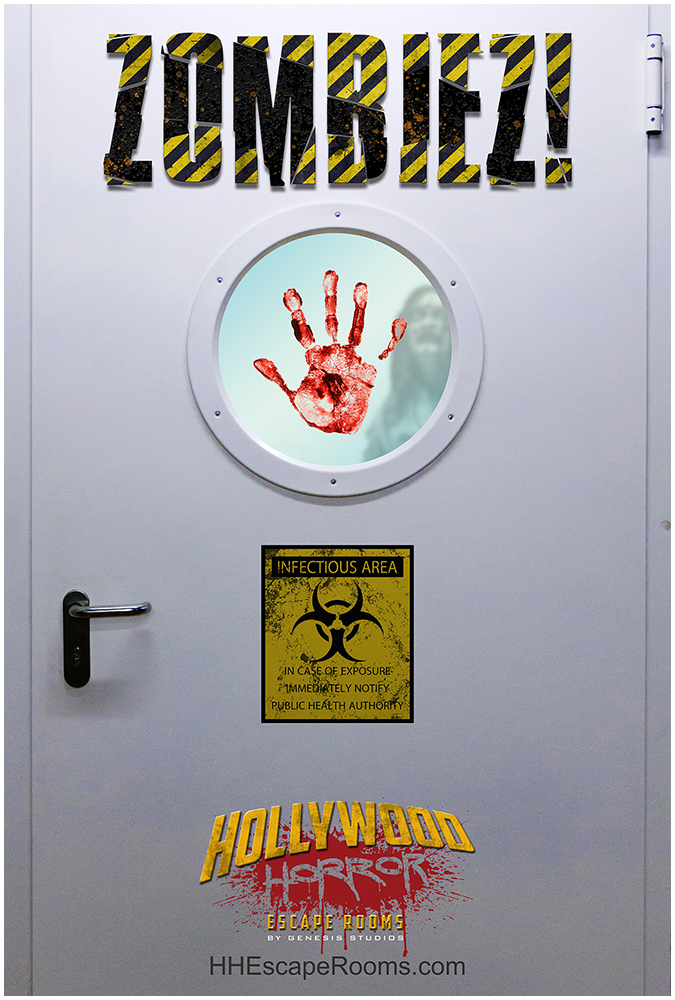 Hollywood Horror Escape Room Zombiez poster